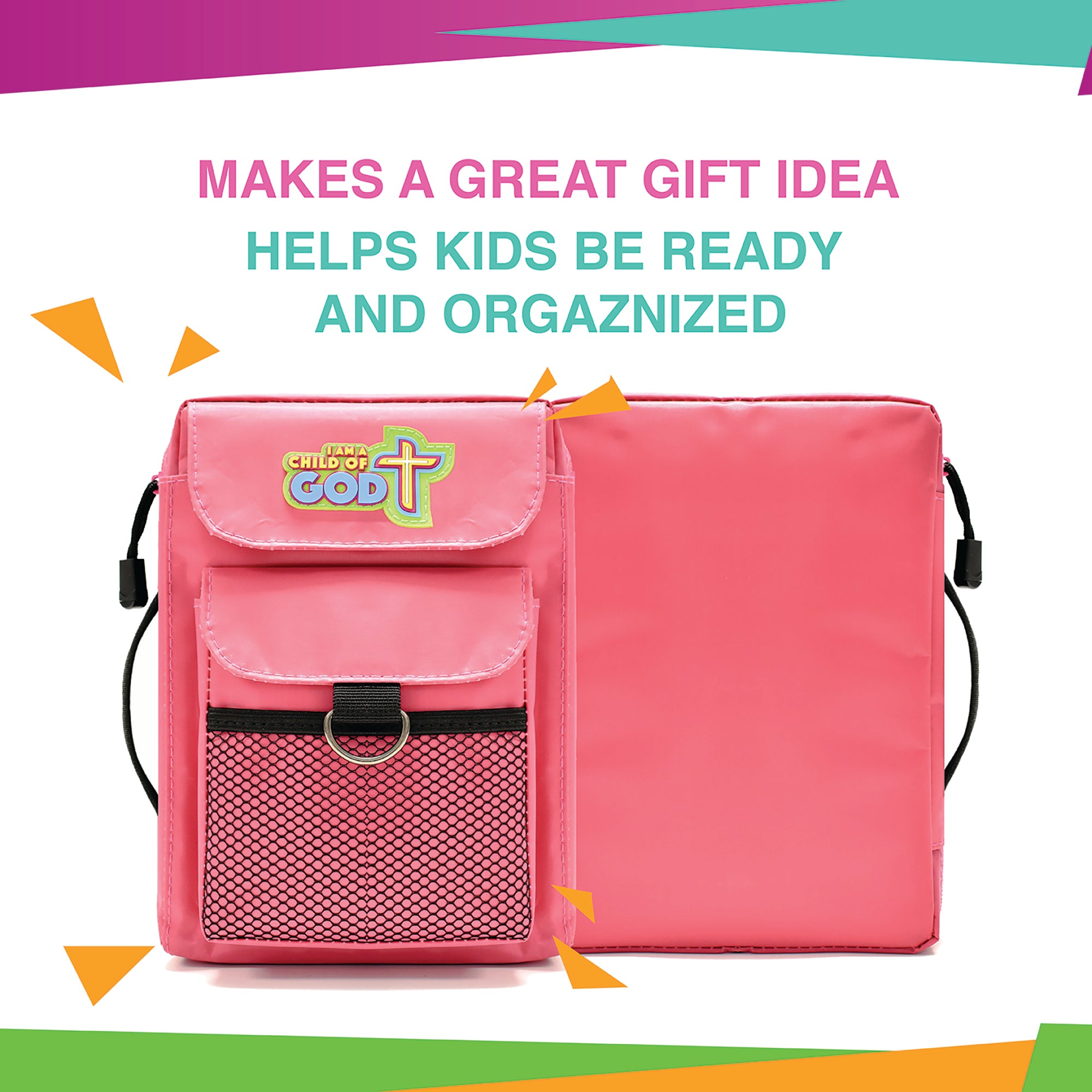 Children's Bible Cover - Pink - Medium Size