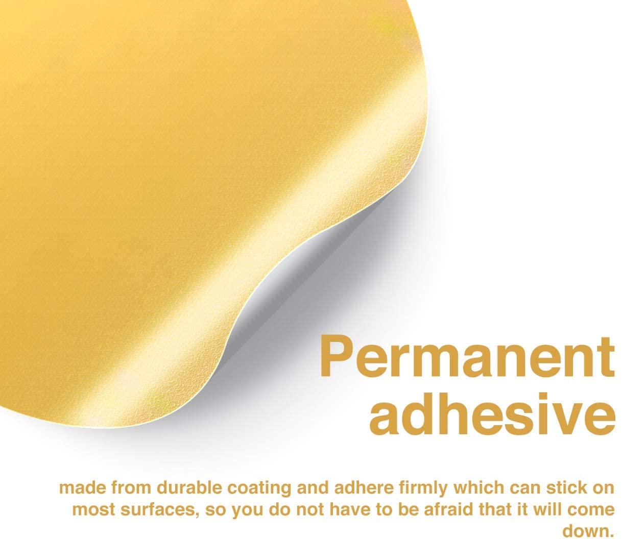 Gold Paper Stickers, Round, Self-Adhesive - 1000 Labels Per Roll