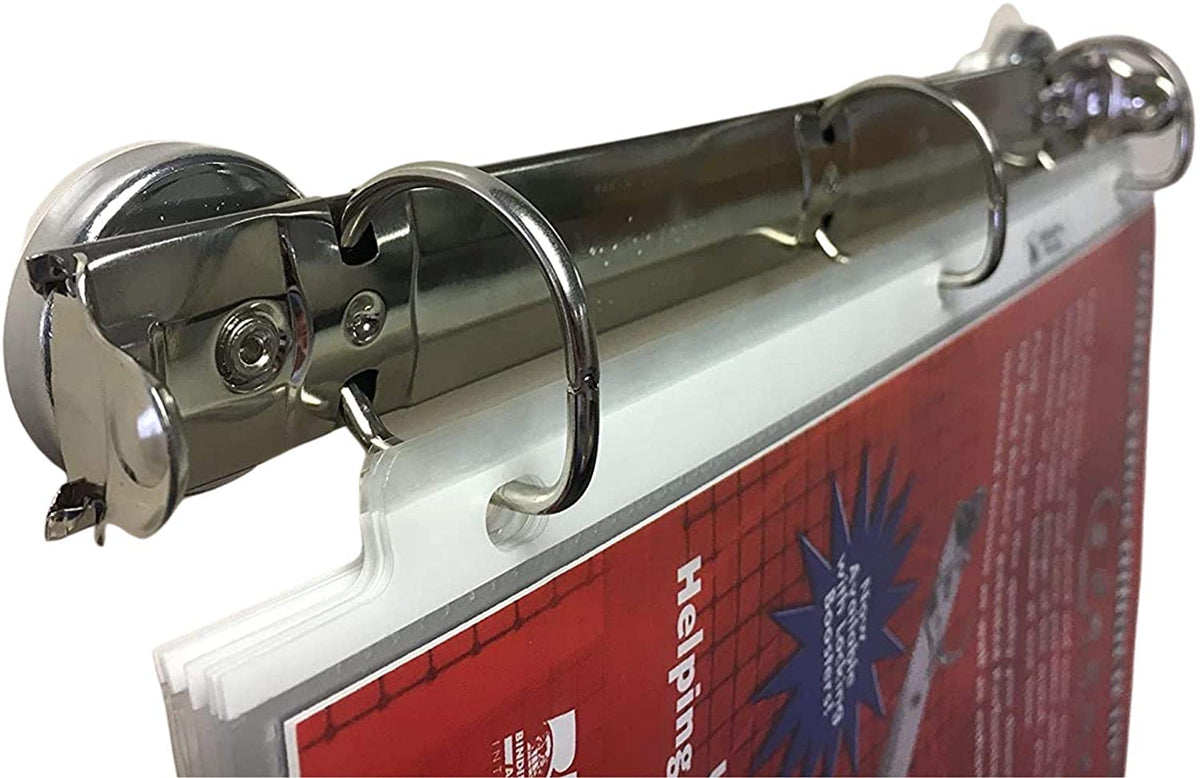 Magnetic 8.5 x 11 Inch 3 Ring Binder Locking Mechanism