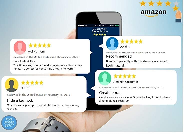 RocKey Safe, Hide A Key in Plain Sight in a Real Looking Rock/Stone